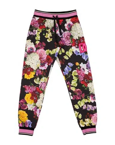 DOLCE & GABBANA DOLCE & GABBANA TODDLER GIRL PANTS BLACK SIZE 5 COTTON, POLYESTER, VISCOSE