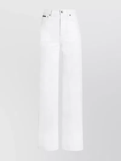 DOLCE & GABBANA TROUSERS WIDE-LEG FIVE POCKETS