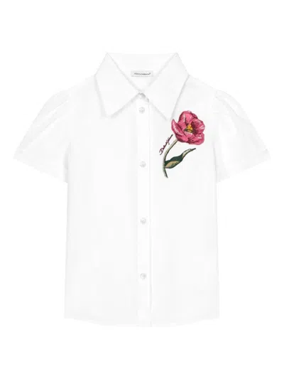 DOLCE & GABBANA TULIP POPLIN SHIRT