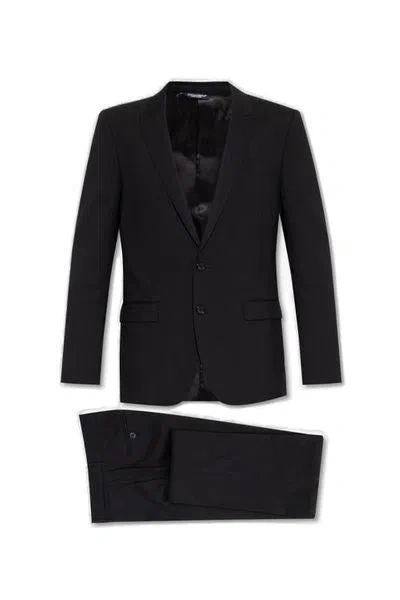 DOLCE & GABBANA DOLCE & GABBANA TWO PIECE SUIT IN STRETCHING WOOL
