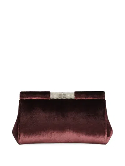 DOLCE & GABBANA VELVET CLUTCH BAG