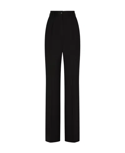 DOLCE & GABBANA DOLCE  GABBANA WIDE-LEG HIGH WAIST TROUSERS
