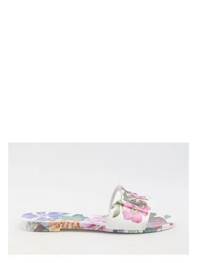 DOLCE & GABBANA WOMEN'S FLORAL BEACHWEAR SLIDES | SIZE 36 | CW2215A6L05