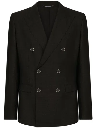 DOLCE & GABBANA WOOL DOUBLE-BREASTED JACKET