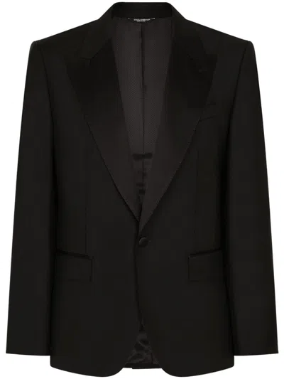DOLCE & GABBANA WOOL SINGLE-BREASTED JACKET