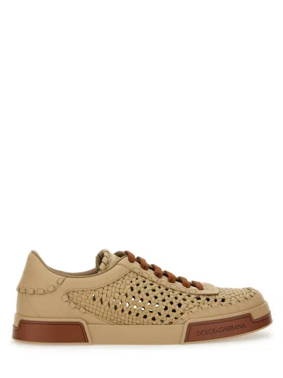 DOLCE & GABBANA WOVEN PORTOFINO SNEAKER