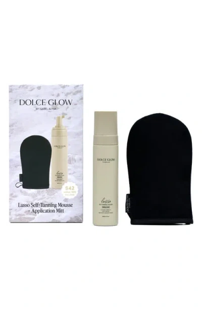 DOLCE GLOW BY ISABEL ALYSA DOLCE GLOW BY ISABEL ALYSA DOLCE GLOW LUSSO SELF-TANNING MOUSSE + APPLICATION MITT SET $60 VALUE
