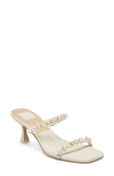 DOLCE VITA DOLCE VITA GRASON BEAD & FAUX PEARL SANDAL