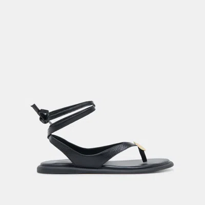 DOLCE VITA JUDY SANDALS BLACK LEATHER