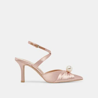 DOLCE VITA KAYSEY HEELS LT BLUSH SATIN