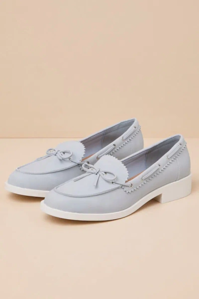 DOLCE VITA LAGOON BLUE BOAT SHOE LOAFERS