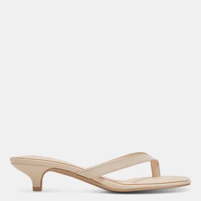 DOLCE VITA TASIAH SANDALS BONE LEATHER