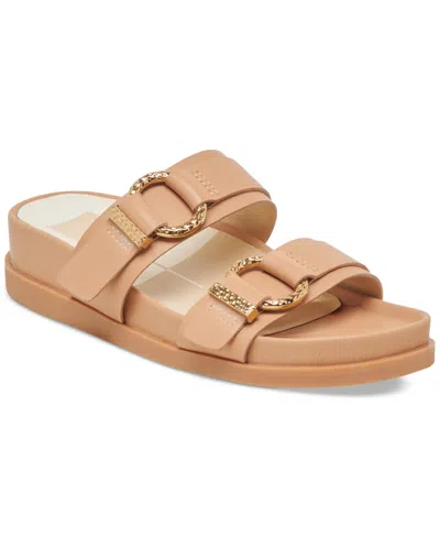 DOLCE VITA WOMEN'S SOYA DOUBLE BUCKLE FOOTBED SANDALS