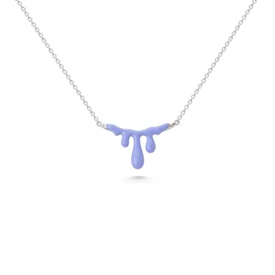 DOLCETTO DESIGNS WOMEN'S SILVER / PURPLE GELATO LAVENDER NECKLACE - SILVER