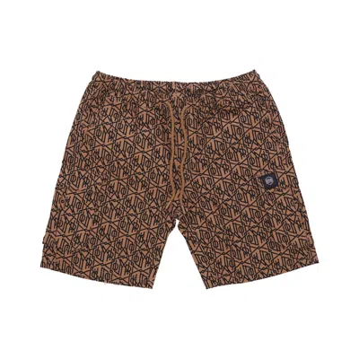 DOLLY NOIRE MONOGRAM DLYNR CARGO EASYSHORTS MEN'S SHORTS BEIGE