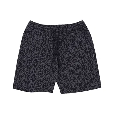 DOLLY NOIRE MONOGRAM DLYNR JOGGER SHORTS MEN'S SHORTS BLACK