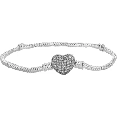 DONATELLO GIAN DONATELLO GIAN CRYSTAL HEART BRACELET