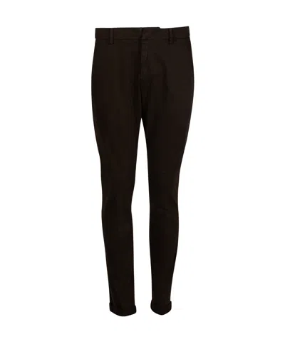 DONDUP BELT-LOOP CASUAL PANTS