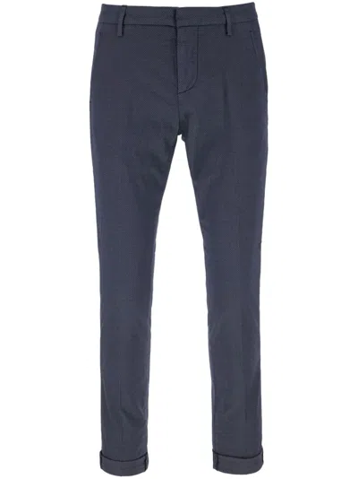 DONDUP CONCEALED-FASTENING TAPERED TROUSERS