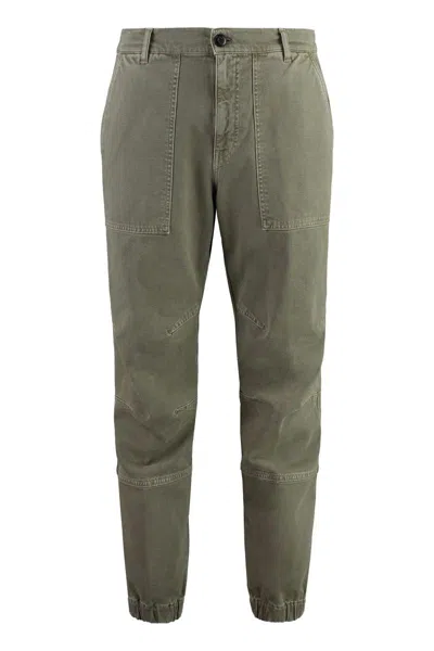 DONDUP DONDUP COTTON CARGO-TROUSERS