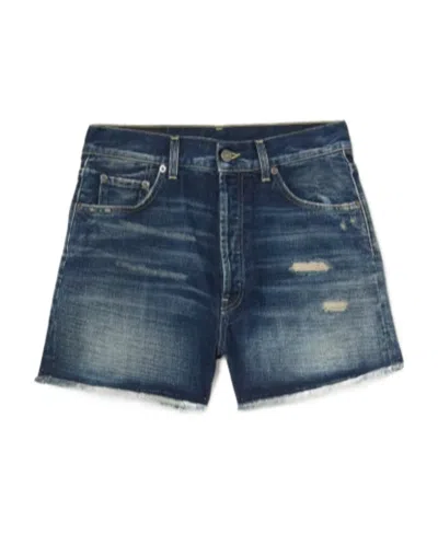 DONDUP LOGO DENIM SHORTS
