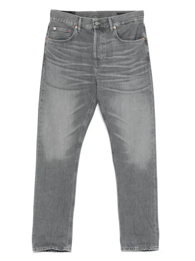 DONDUP LOGO-PRINT JEANS