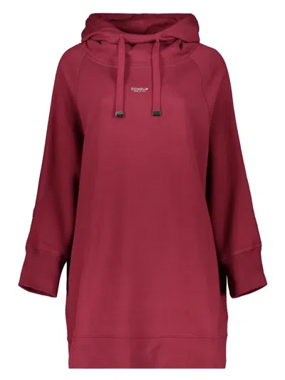 DONDUP LONGLINE COTTON HOODIE