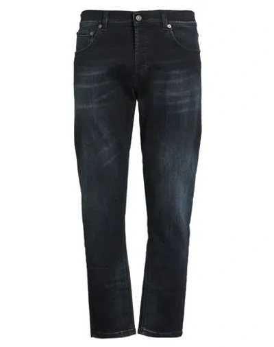 DONDUP DONDUP MAN JEANS BLUE SIZE 35 COTTON, ELASTOMULTIESTER, ELASTANE