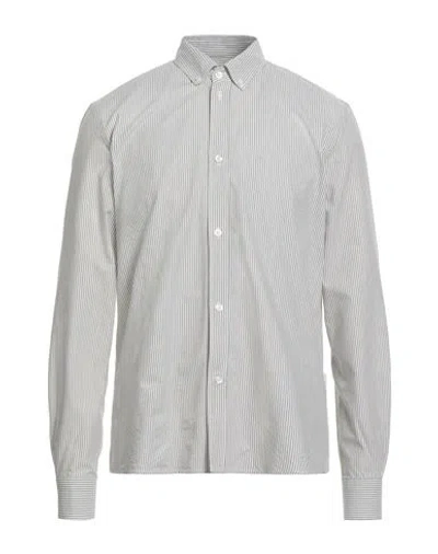 DONDUP DONDUP MAN SHIRT GREY SIZE M COTTON, ELASTANE