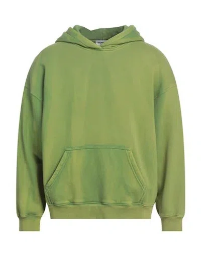 DONDUP DONDUP MAN SWEATSHIRT GREEN SIZE M COTTON, ELASTANE