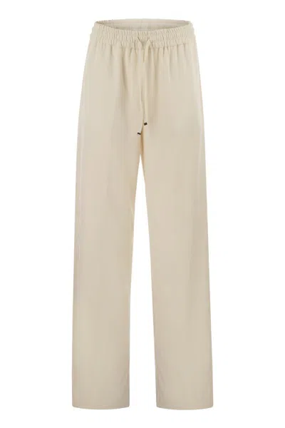 DONDUP DONDUP MARISOL - GABARDINE JOGGER TROUSERS