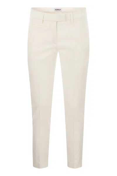 DONDUP DONDUP PERFECT - SLIM FIT STRETCH TROUSERS