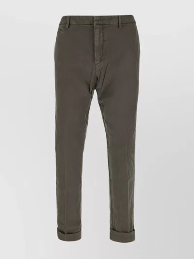 DONDUP STRAIGHT-LEG TROUSERS