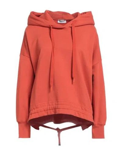 DONDUP DONDUP WOMAN SWEATSHIRT ORANGE SIZE M COTTON