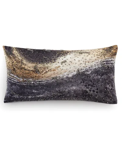 DONNA KARAN GALAXY DECORATIVE PILLOW, 11" X 22"