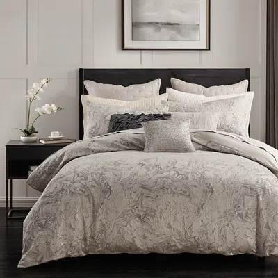 DONNA KARAN HOME LIQUID MARBLE DUVET COVER, FULL/QUEEN