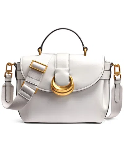 DONNA KARAN VALLEY STREAM SMALL LEATHER SATCHEL