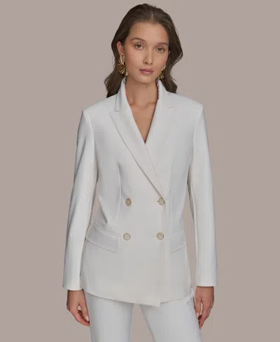 DONNA KARAN WOMEN'S DOUBLE BREASTED BLAZER