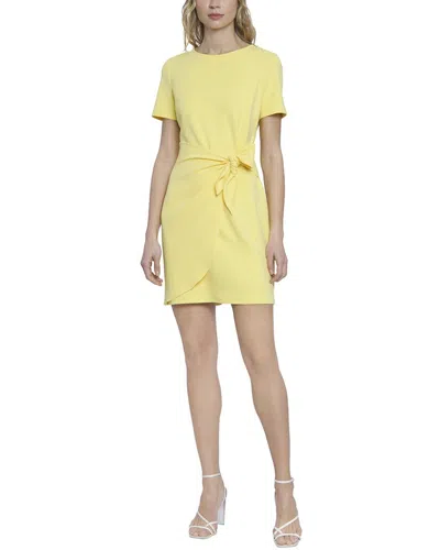 DONNA MORGAN WRAP MINI DRESS