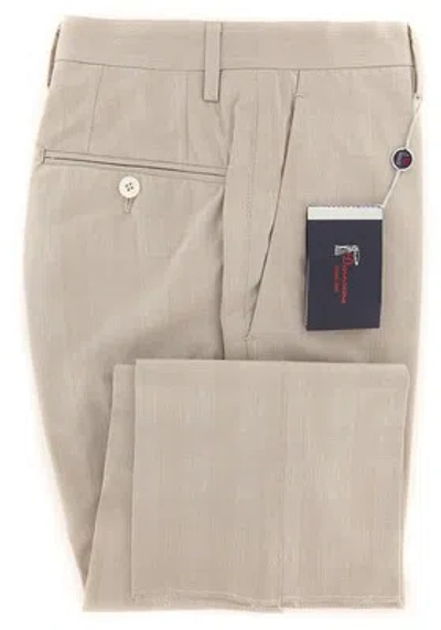 DONNA NEU DONNANNA BEIGE KARIERT HOSE - SLIM - 30/46 - (LAZIO936175)