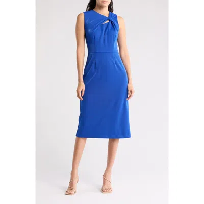 DONNA RICCO DONNA RICCO KNOTTED SHEATH DRESS