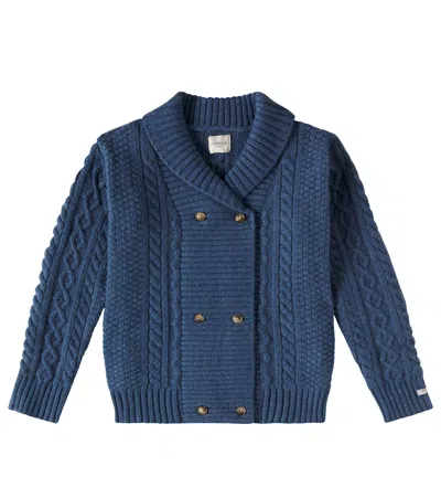 DONSJE JESPER ARAN WOOL-BLEND CARDIGAN