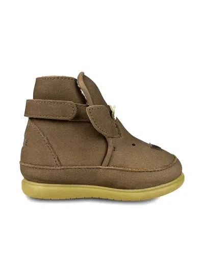 DONSJE TOUCH-STRAP LEATHER BOOTS