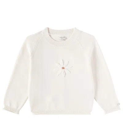 DONSJE VALENTHE EMBROIDERED COTTON SWEATER