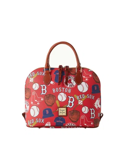 DOONEY & BOURKE BOSTON RED SOX GAME DAY ZIP SATCHEL BAG