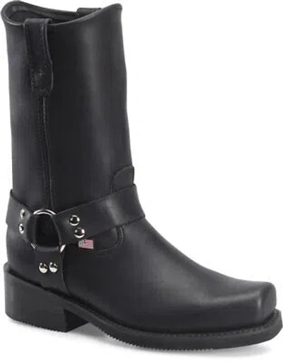 DOUBLE-H BOOTS DOUBLE-H BOOTS MEN'S 11" BARRY HARNESS BOOT BLACK - 4008, BLACK