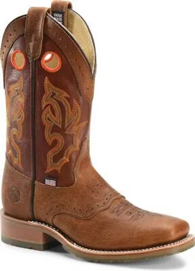 DOUBLE-H BOOTS DOUBLE-H BOOTS MEN'S MICKEY STEEL TOE 12" DOMESTIC WIDE SQUARE TOE I.C.E.™ ROPER