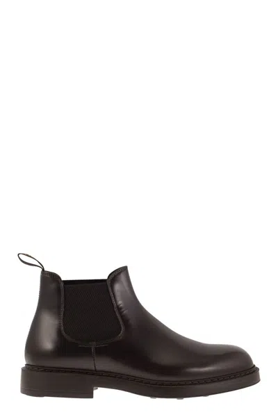 DOUCAL'S DOUCAL'S CHELSEA LEATHER ANKLE BOOT