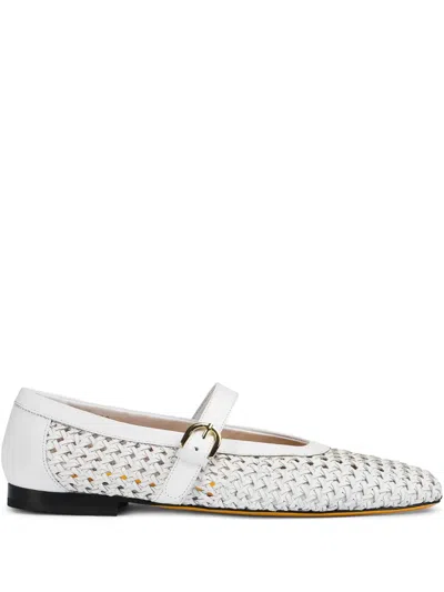 DOUCAL'S LEATHER BALLERINA SHOES