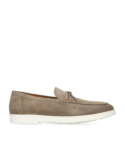 DOUCAL'S SUEDE ADLER LOAFERS